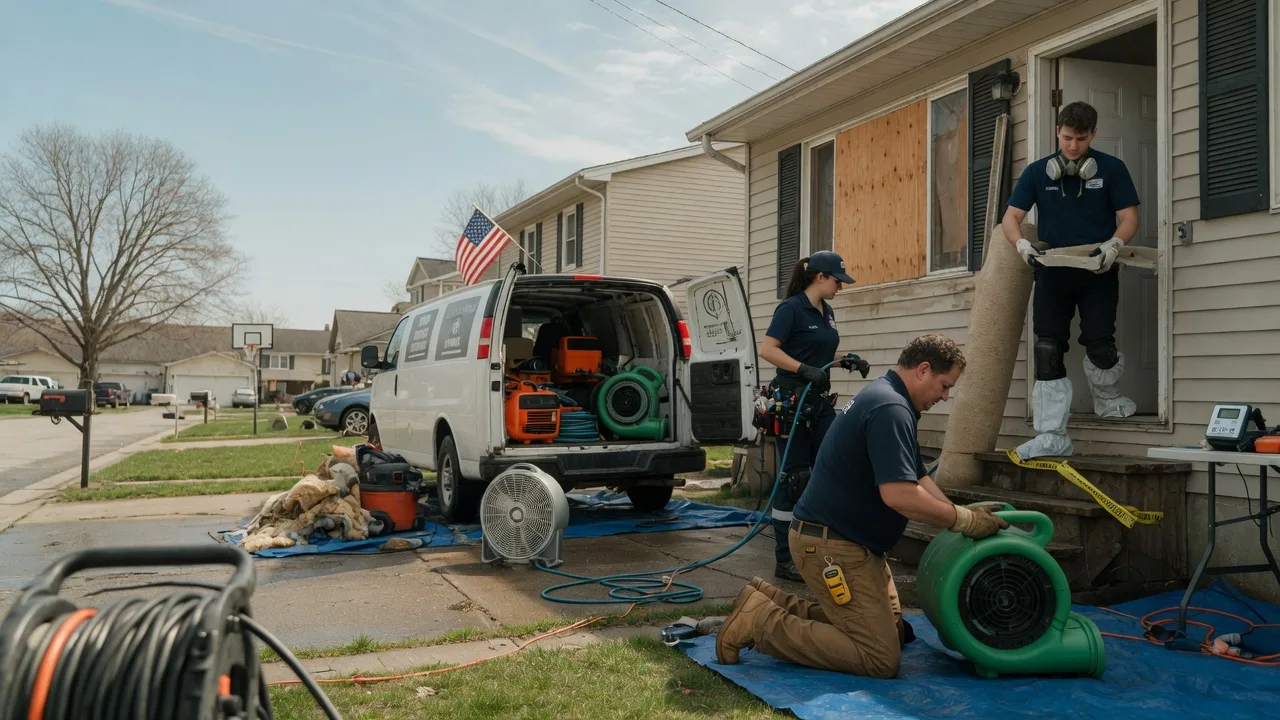 Water Damage Restoration in Odon, IN near me